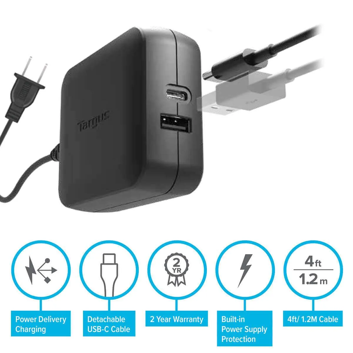 65W USB-C/USB-A Charger