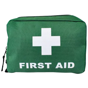 AEROBAG Small Green First Aid Bag 21 x 15 x 7.5cm