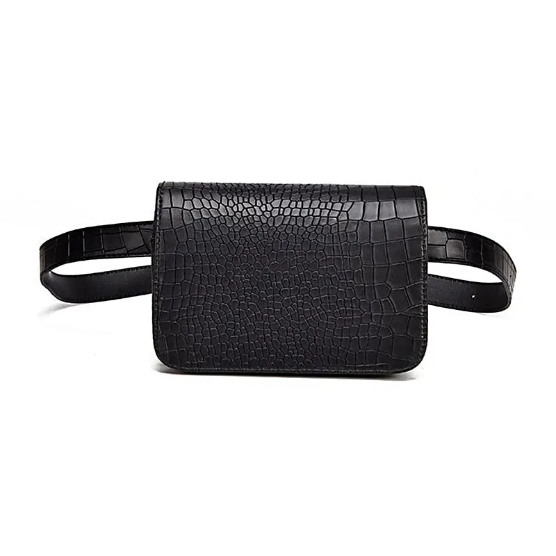 Alligator Pattern Casual Waist Work Bag