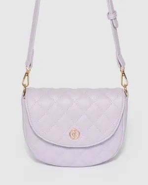 Alvita Purple Saddle Bag