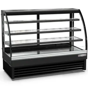 American Chef 60″ Curved Glass Floor Refrigerated Display Case DCC60