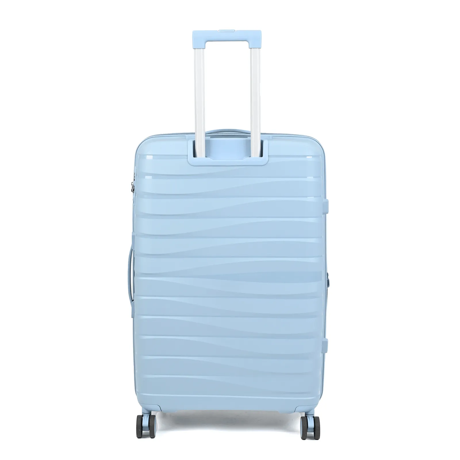 American Flyer Luggage Bag 24 Inch Check-in Luggage Trolly - Light Blue