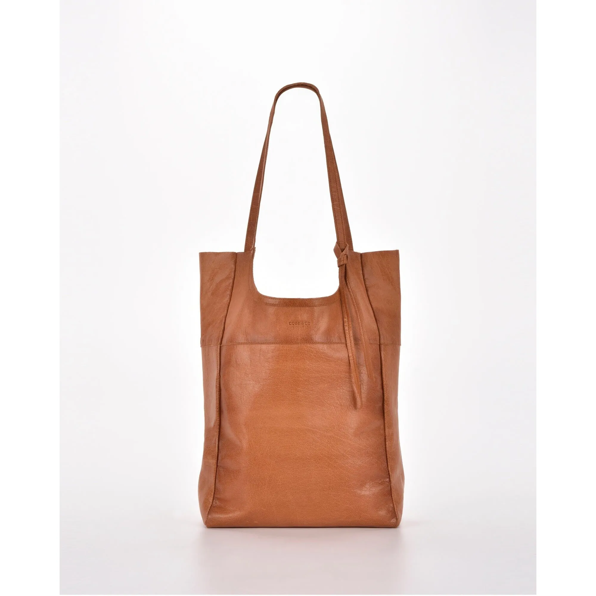 & CO Palmerston Leather Tote BLACK