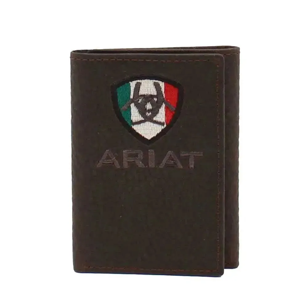 Ariat Mexico Flag - Men's Trifold Wallet