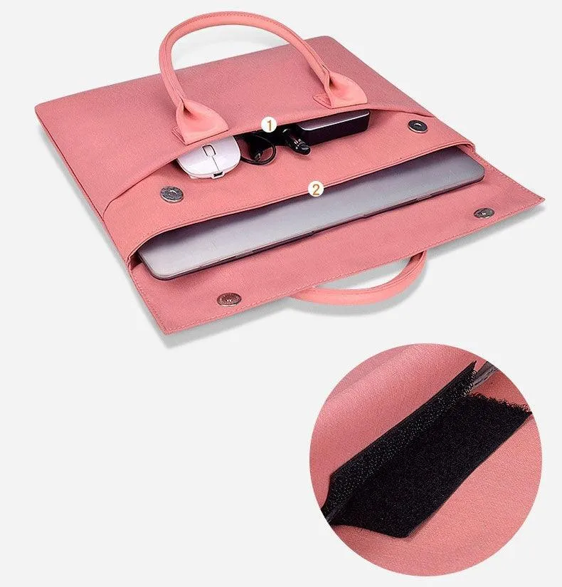 Authentic New Style Collection Portable Laptop Bag- Pink