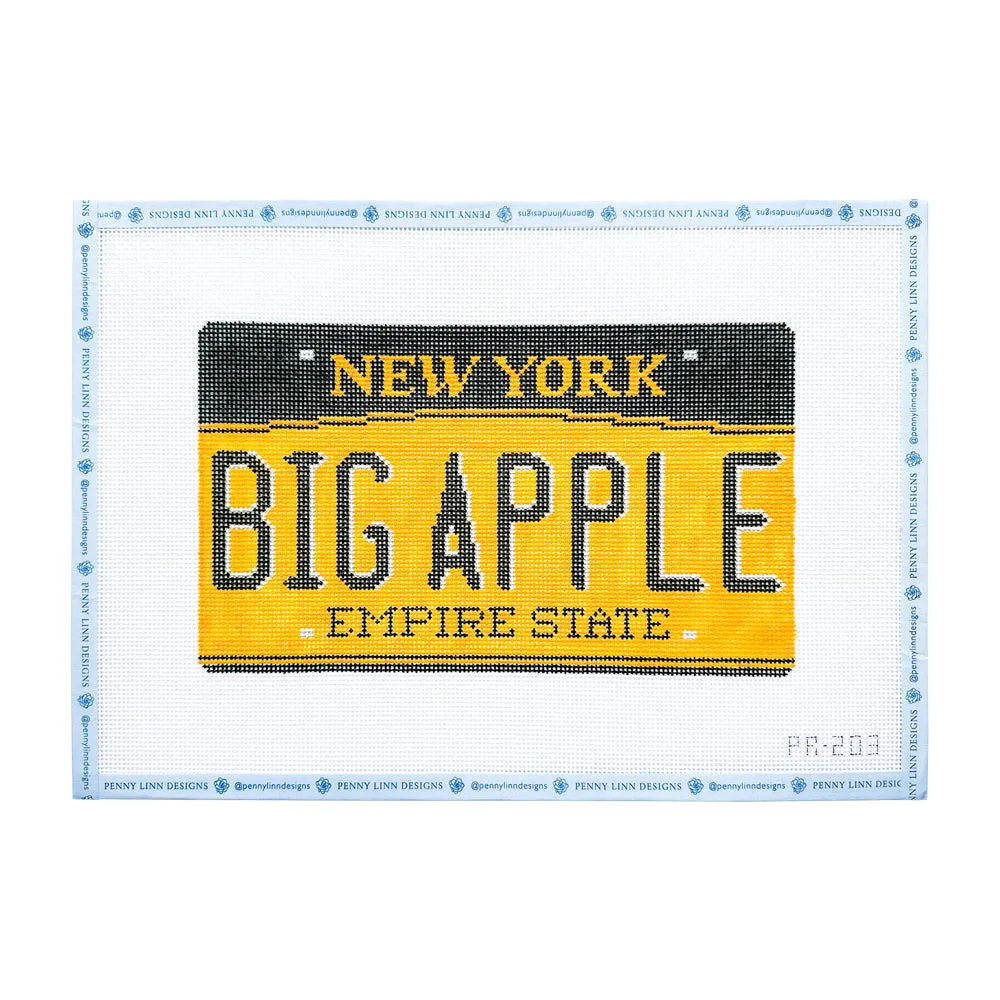 Big Apple License Plate