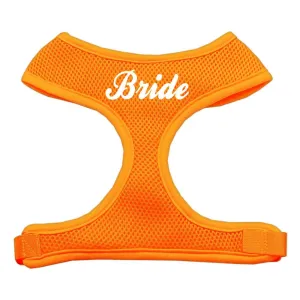 Bride Screen Print Soft Mesh Harness Orange Extra Large