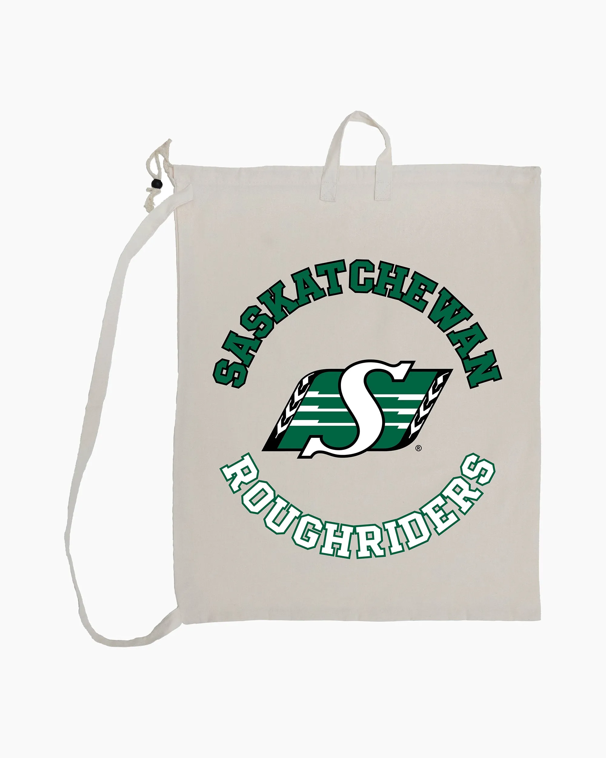 CFL Canvas Travel Laundry Bag With Drawstring and Shoulder Strap