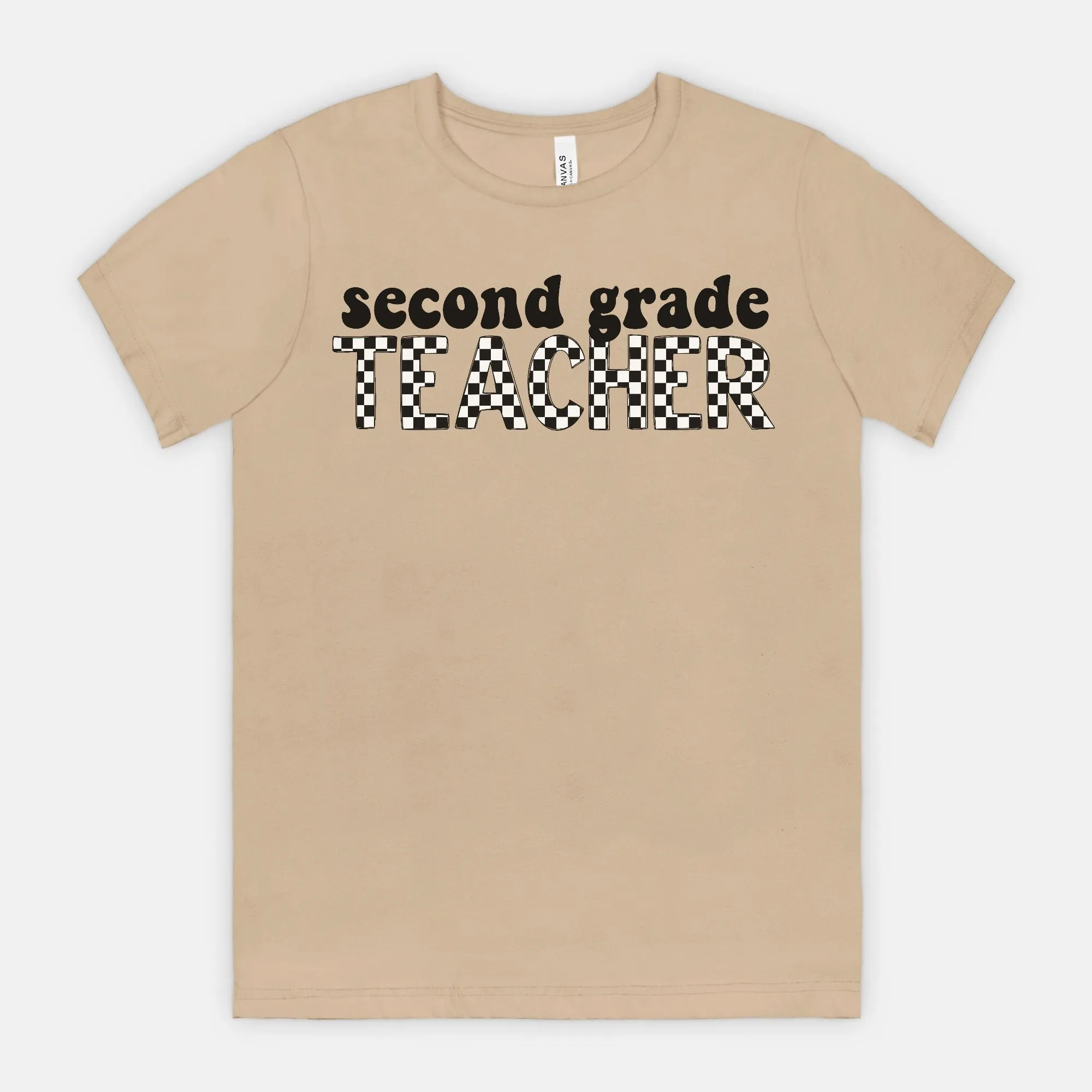 Checkered Second Grade Tee