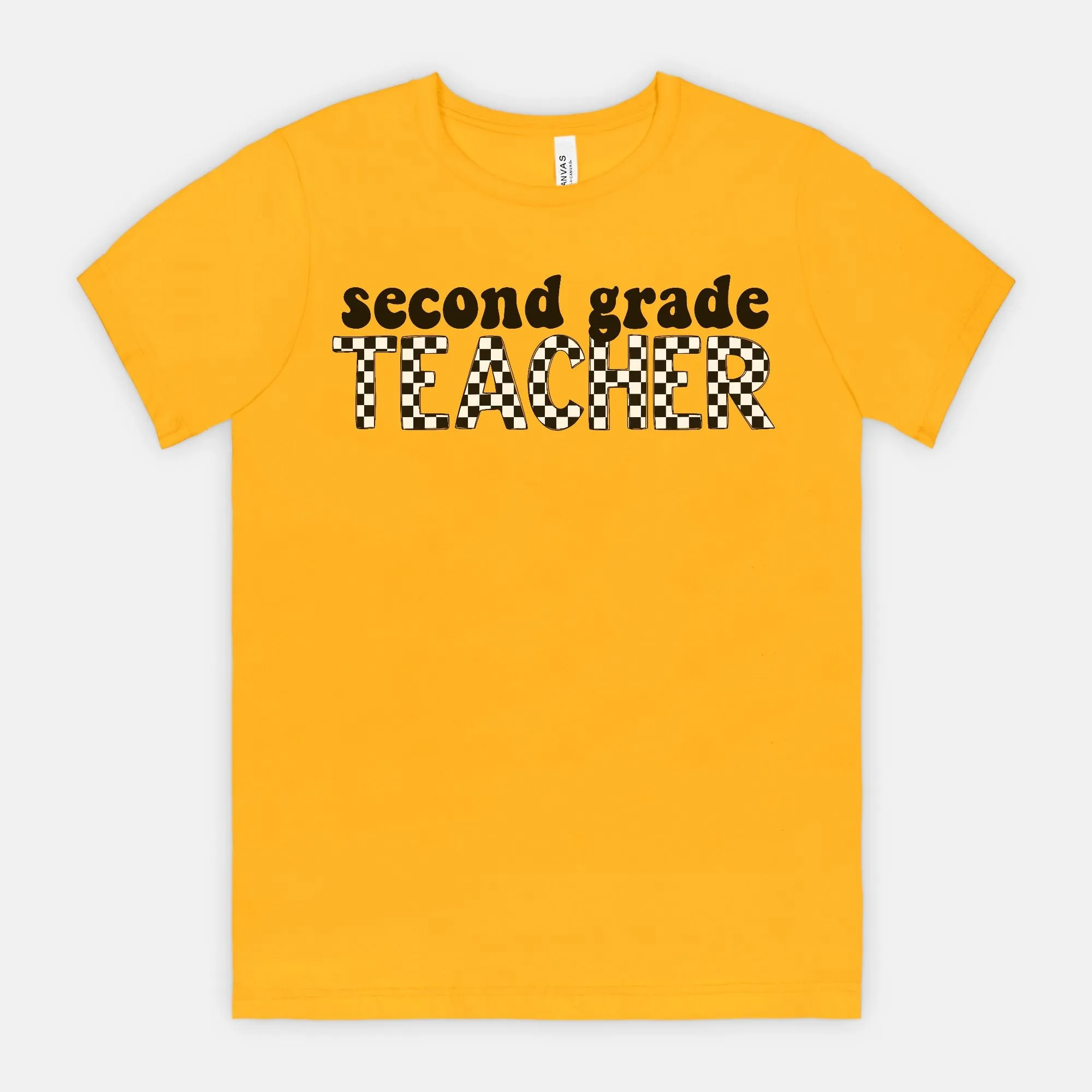 Checkered Second Grade Tee