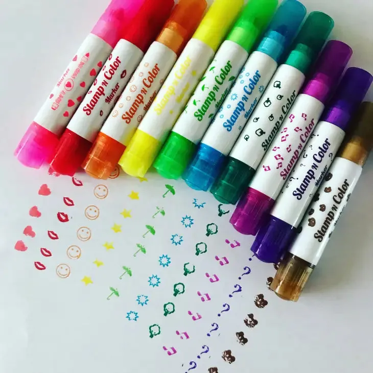 COLOR POP: STAMP N COLOR MARKERS - SPACE ADVENTURE