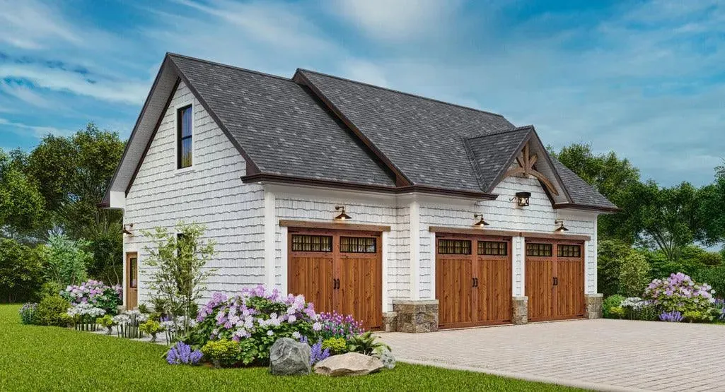 Compact Loft-Style Living with Spacious 3-Bay Garage