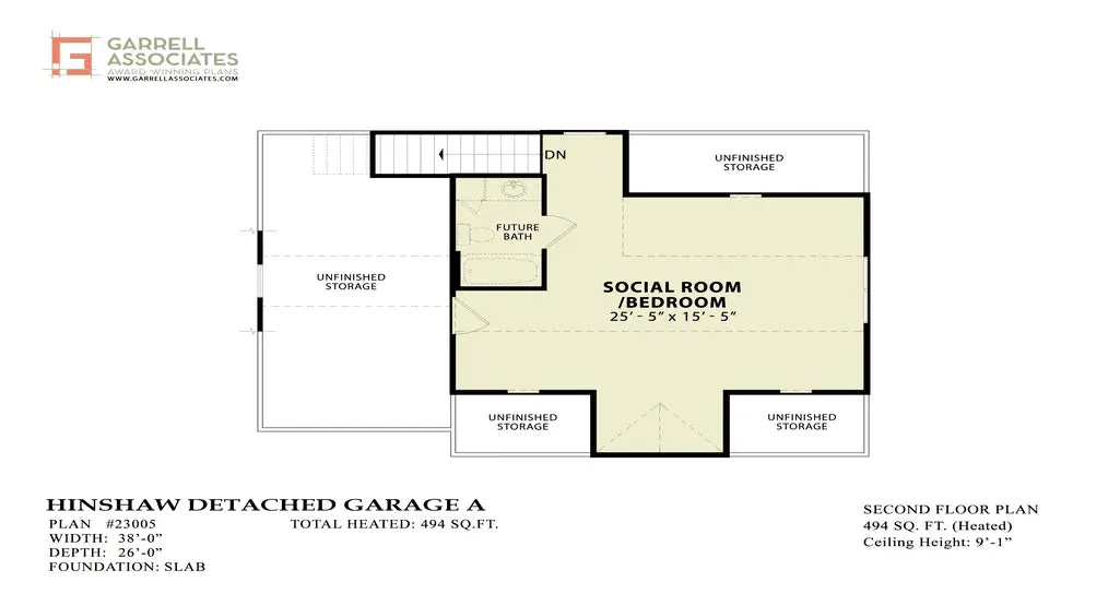 Compact Loft-Style Living with Spacious 3-Bay Garage