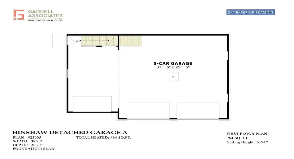 Compact Loft-Style Living with Spacious 3-Bay Garage