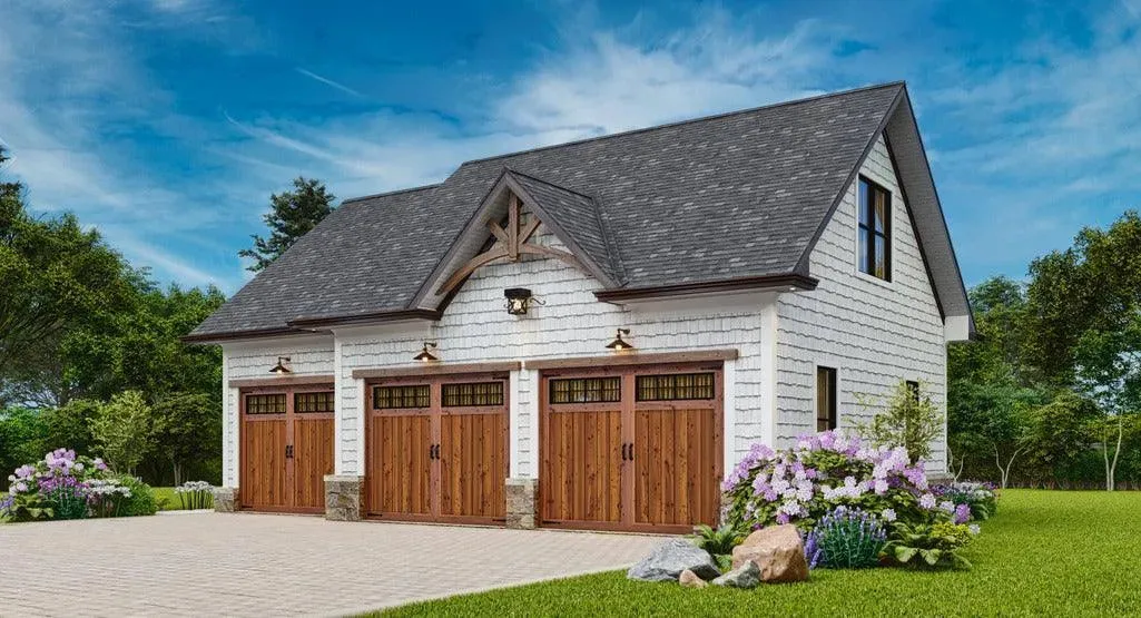 Compact Loft-Style Living with Spacious 3-Bay Garage