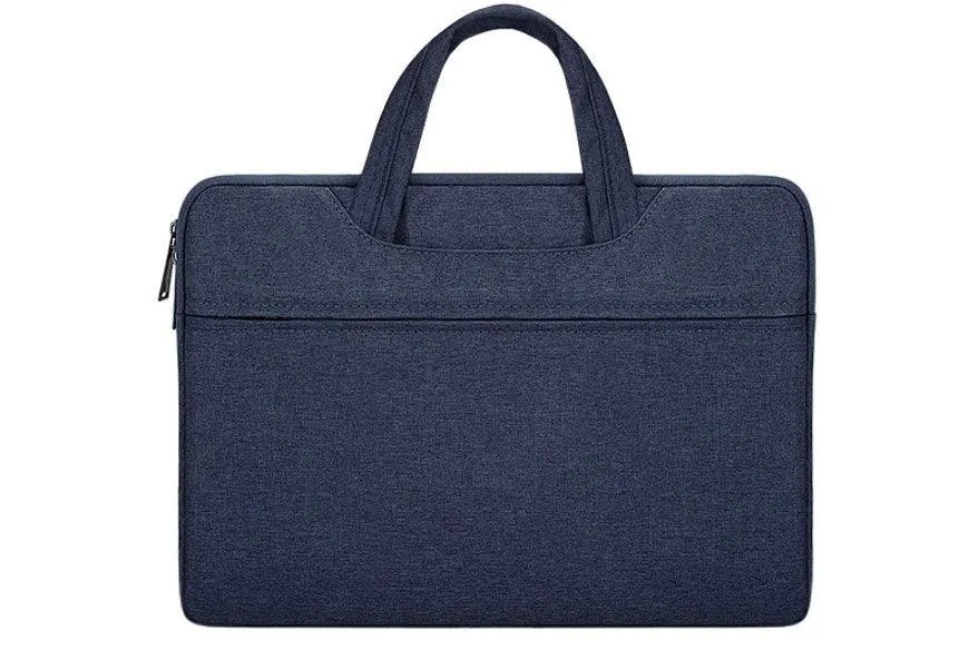 Custom Logo Waterproof Business Computer Laptop Bag Sleeve-Navy Blue