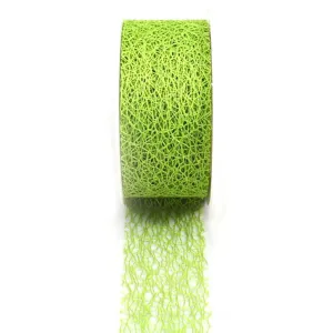 Cut Edge Mesh Net 1.5in x 20yd Apple Green