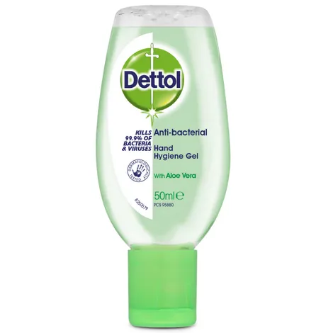 Dettol Antibacterial Hand Gel Aloe Vera 50ml