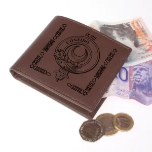 Durie Clan Crest Real Leather Wallet