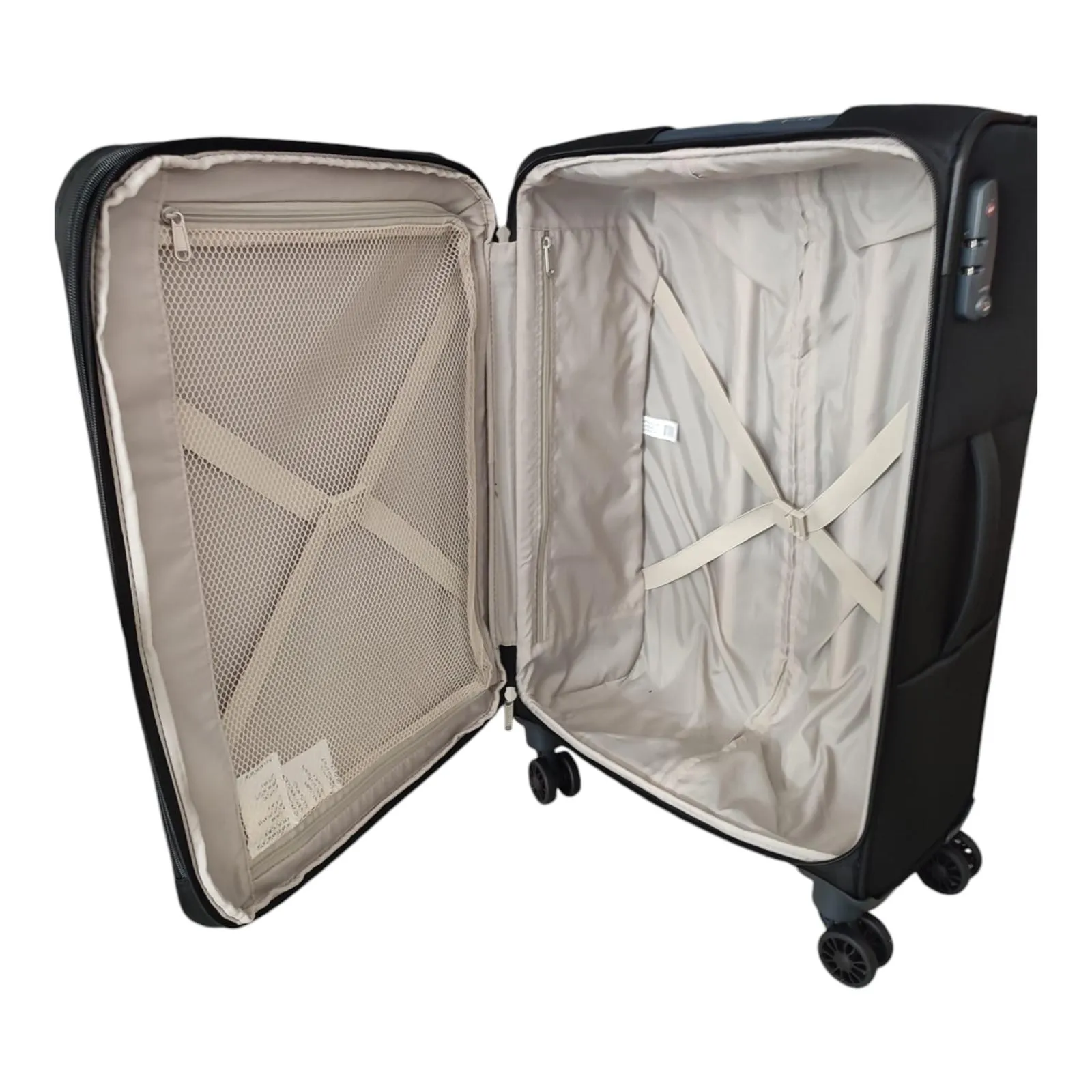 Eagle Lightweight Two-Tone Expandable Suitcase - 28 Inch Large