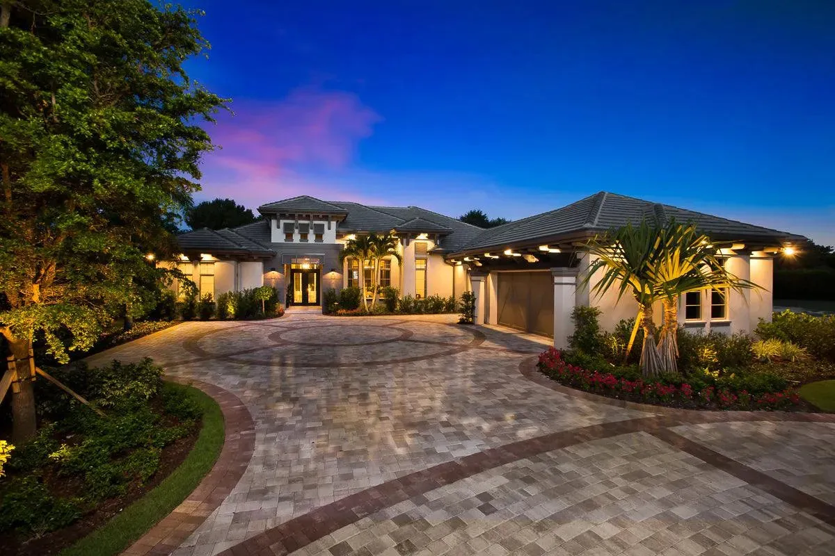 Elegant 4-bedroom home with spacious living, gourmet kitchen, and lanai.