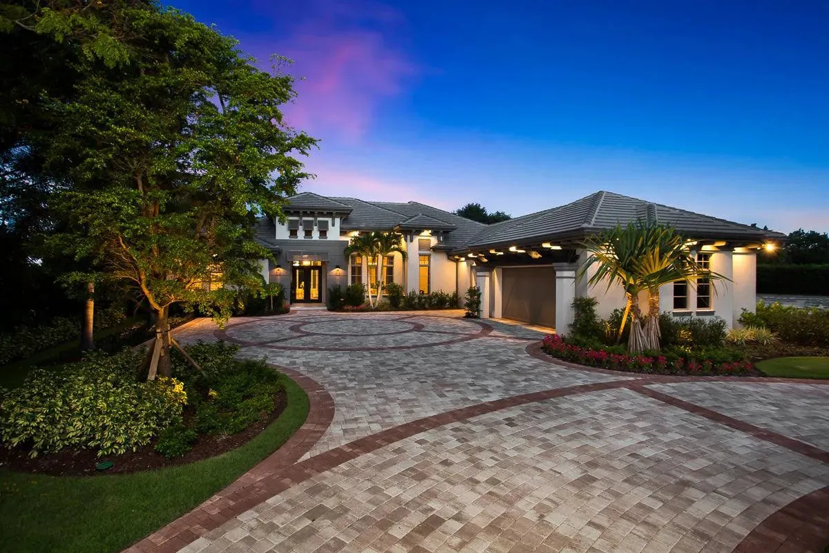 Elegant 4-bedroom home with spacious living, gourmet kitchen, and lanai.