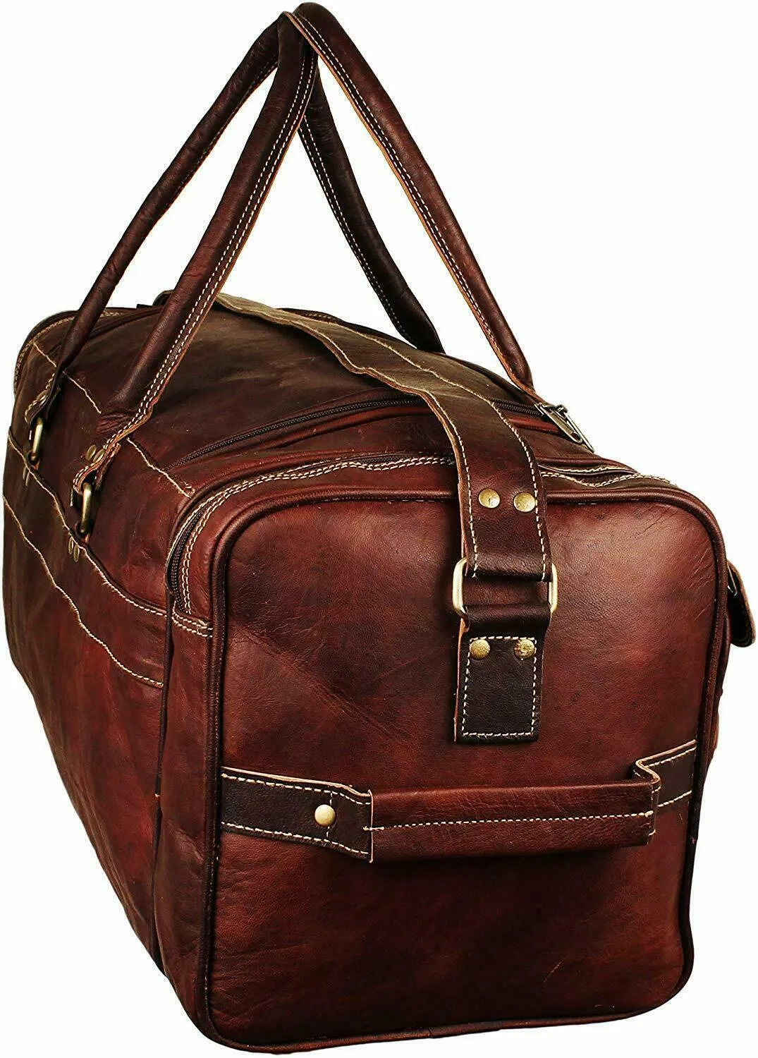 Extra Large Genuine Leather Travel Bag