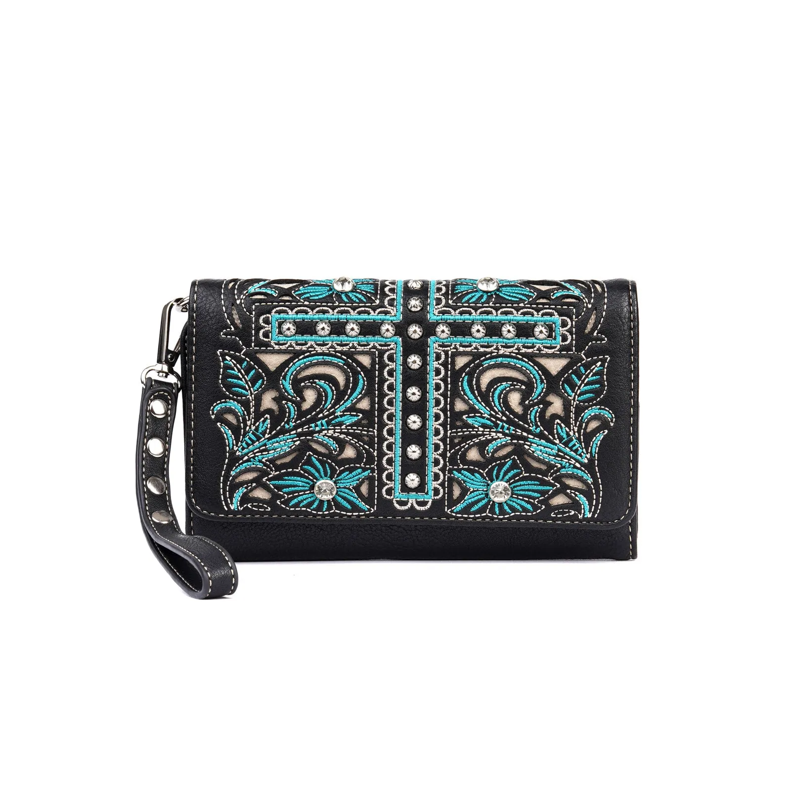 FIO-009 Montana West Cut-out Collection Wallet/Crossbody