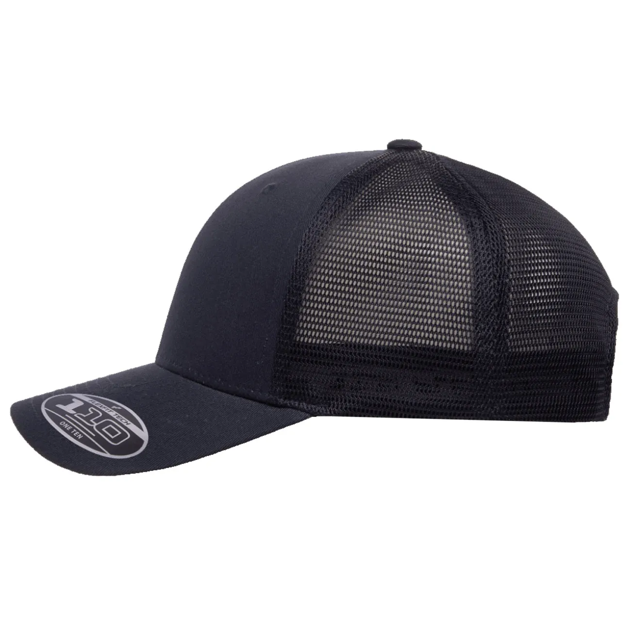 Flexfit 110 Solid Mesh Cap w/ Adjustable Snap