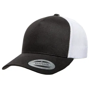 Flexfit Yupoong Classics® 5-Panel Retro Mesh Trucker Cap - 2-Tone