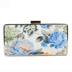 Floral Print Clutch Bag