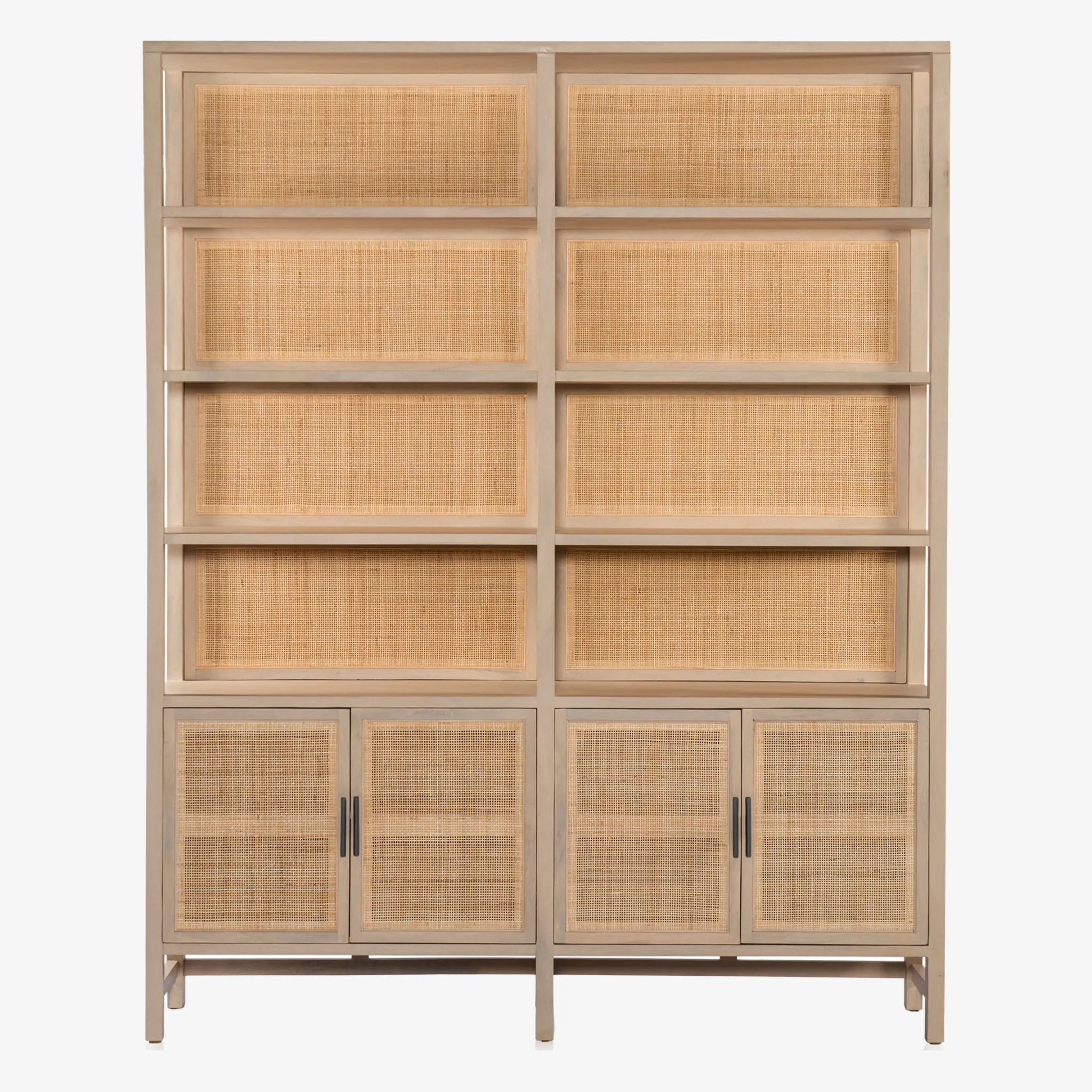 Four Hands Caprice Wide Bookshelf - Natural Mango