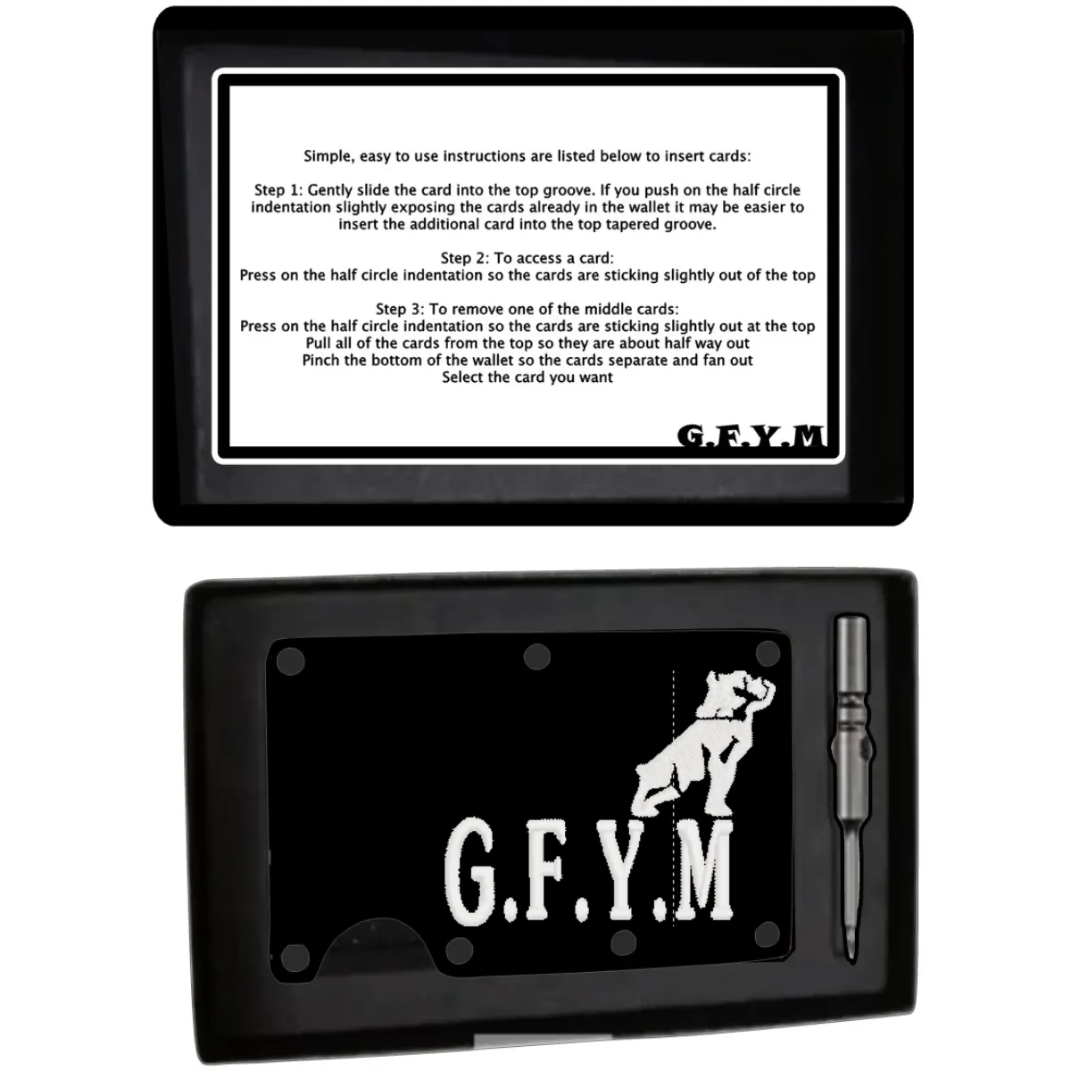 GFYM Minimalist Aluminum Wallet