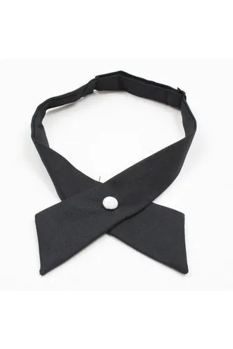 Girls Navy Cross Tie