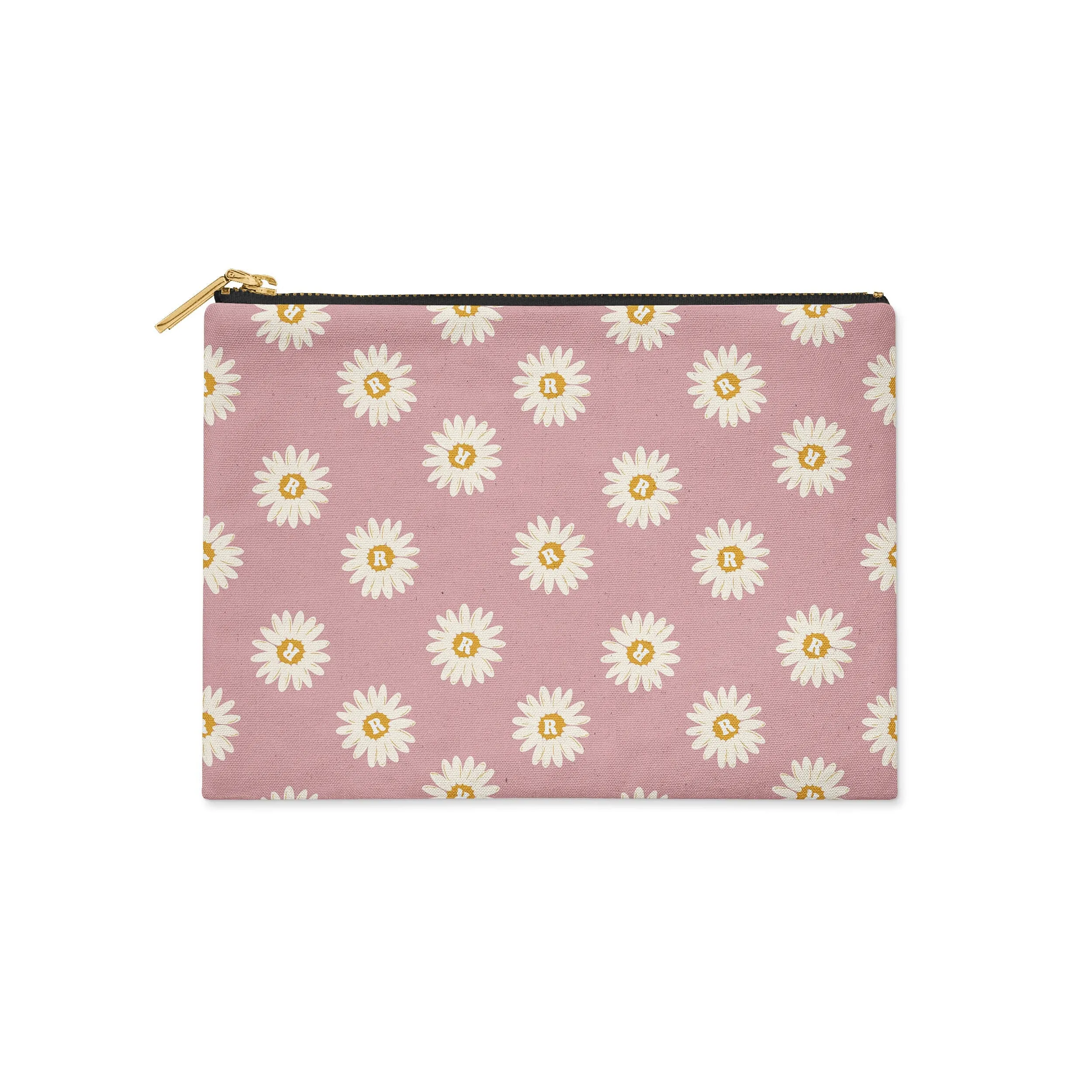 H3xHB Happy Daisy Monogram Accessory Bag