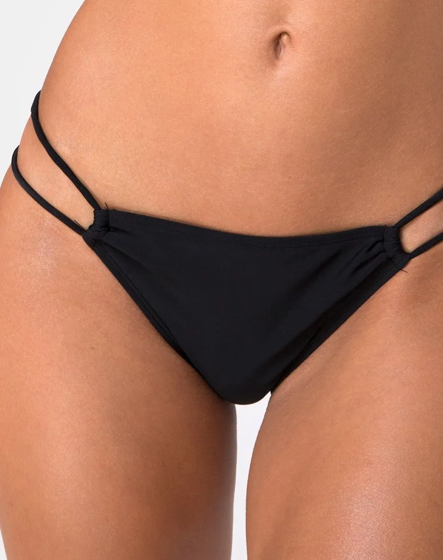 Halow Bikini Bottom in Black