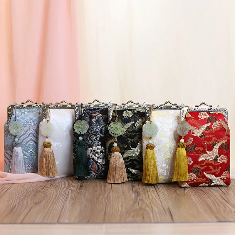 Hand Made Silk Chinese Style Mobile Phone Bag