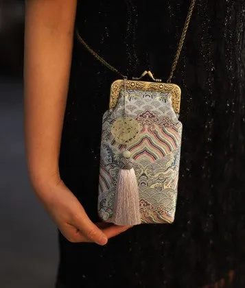 Hand Made Silk Chinese Style Mobile Phone Bag