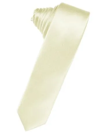 Harvest Maize Luxury Satin Skinny Necktie