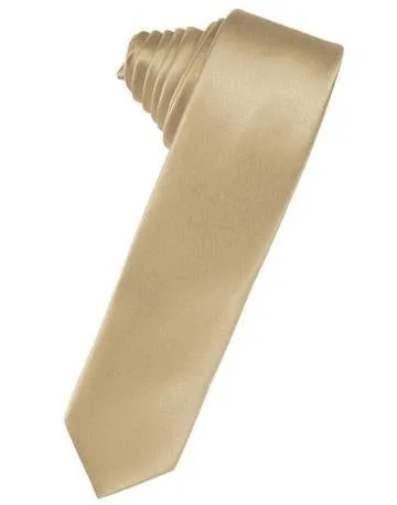 Harvest Maize Luxury Satin Skinny Necktie