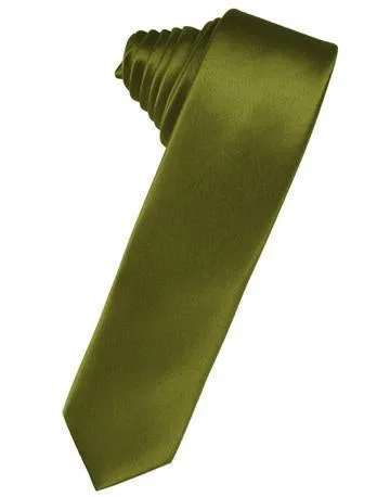 Harvest Maize Luxury Satin Skinny Necktie