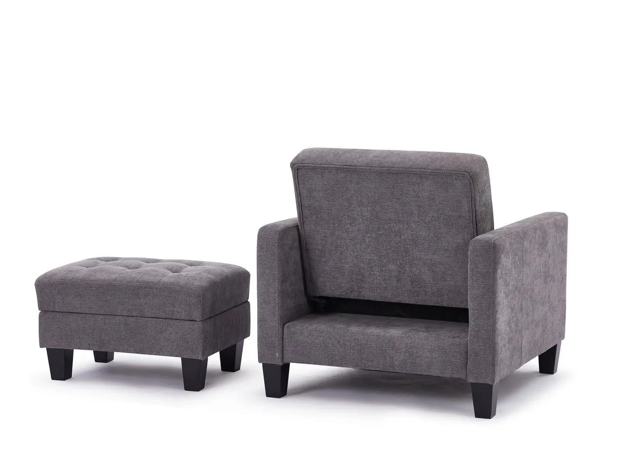 Haych Sofabed - Dark Grey Armchair