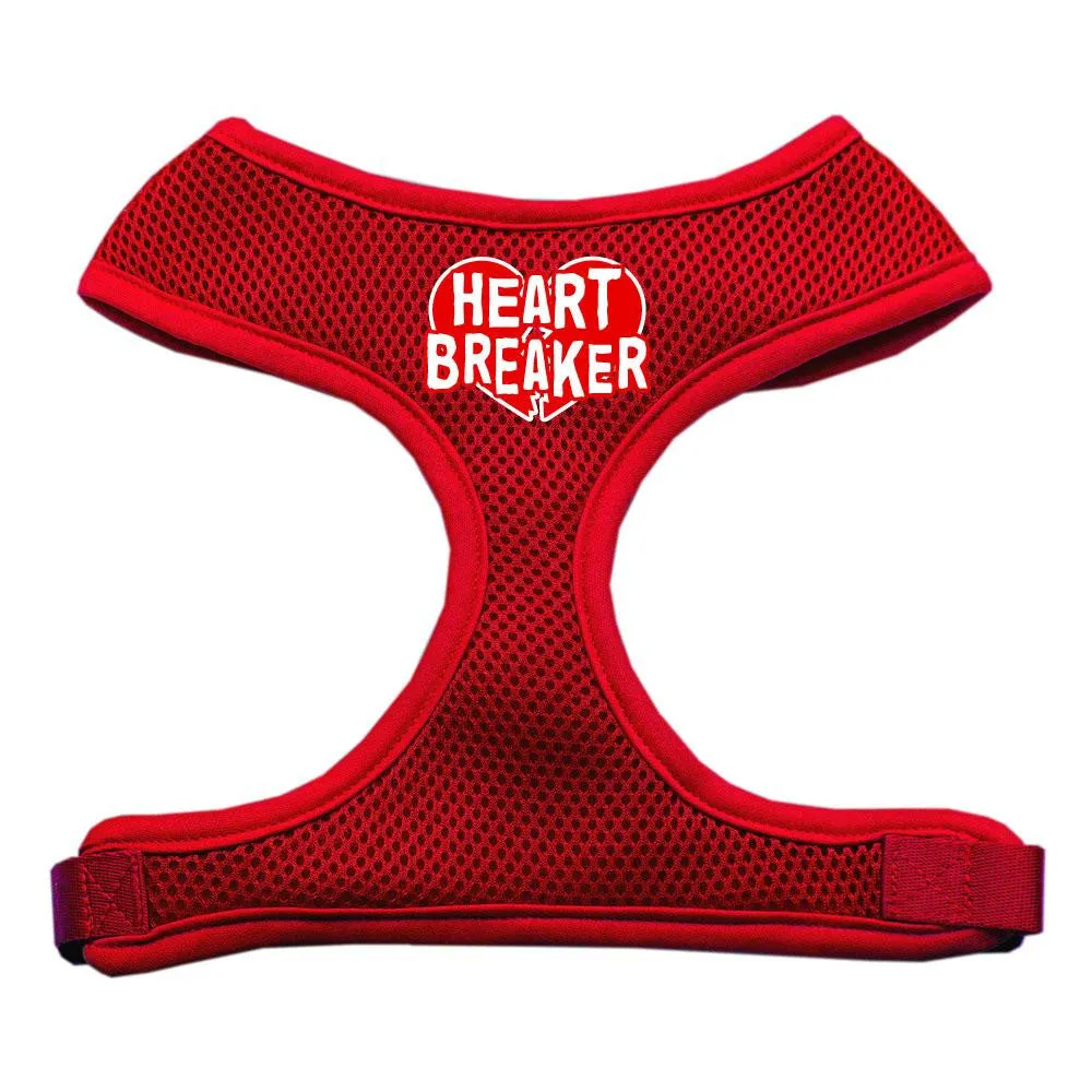 Heart Breaker Soft Mesh Harnesses Red Extra Large