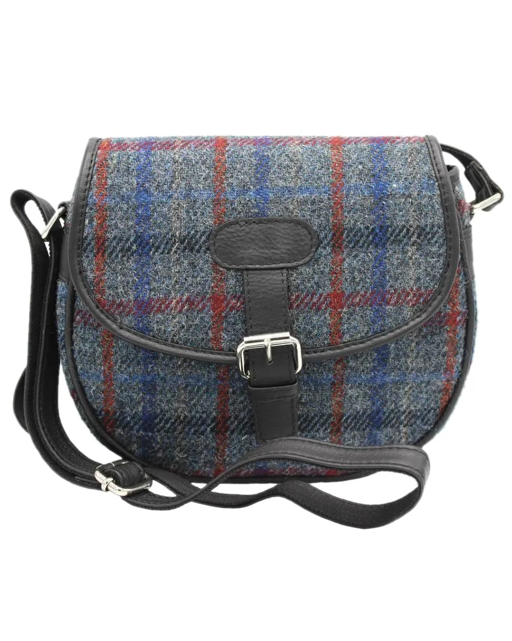 Heather Rowan Harris Tweed Saddle Bag