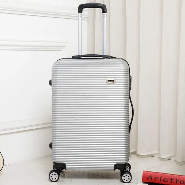 HOT 20/24/28 inch rolling luggage Sipnner wheels ABS PC Women travel suitcase men fashion cabin carry-on trolley box luggage