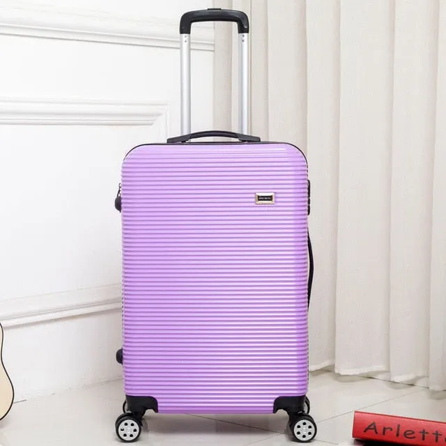 HOT 20/24/28 inch rolling luggage Sipnner wheels ABS PC Women travel suitcase men fashion cabin carry-on trolley box luggage