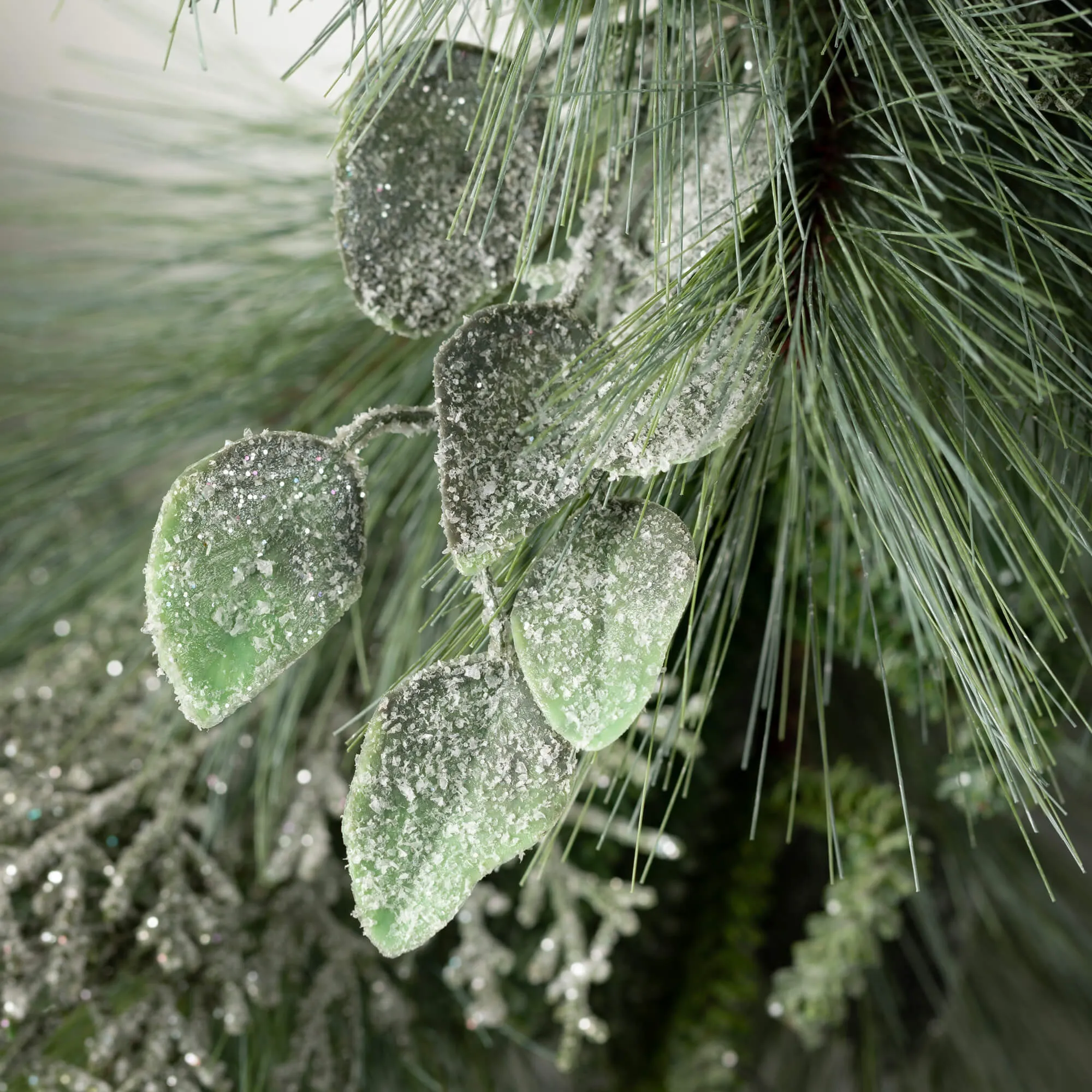 Iced Cedar Eucalyptus Wreath