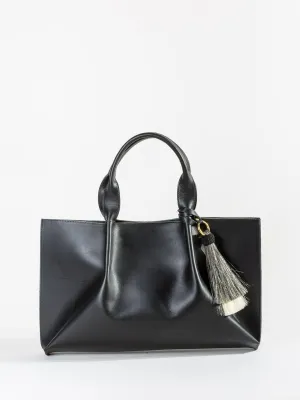 isabel saddle leather - black