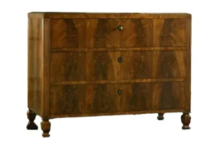 ITALIAN BURL COMMODE