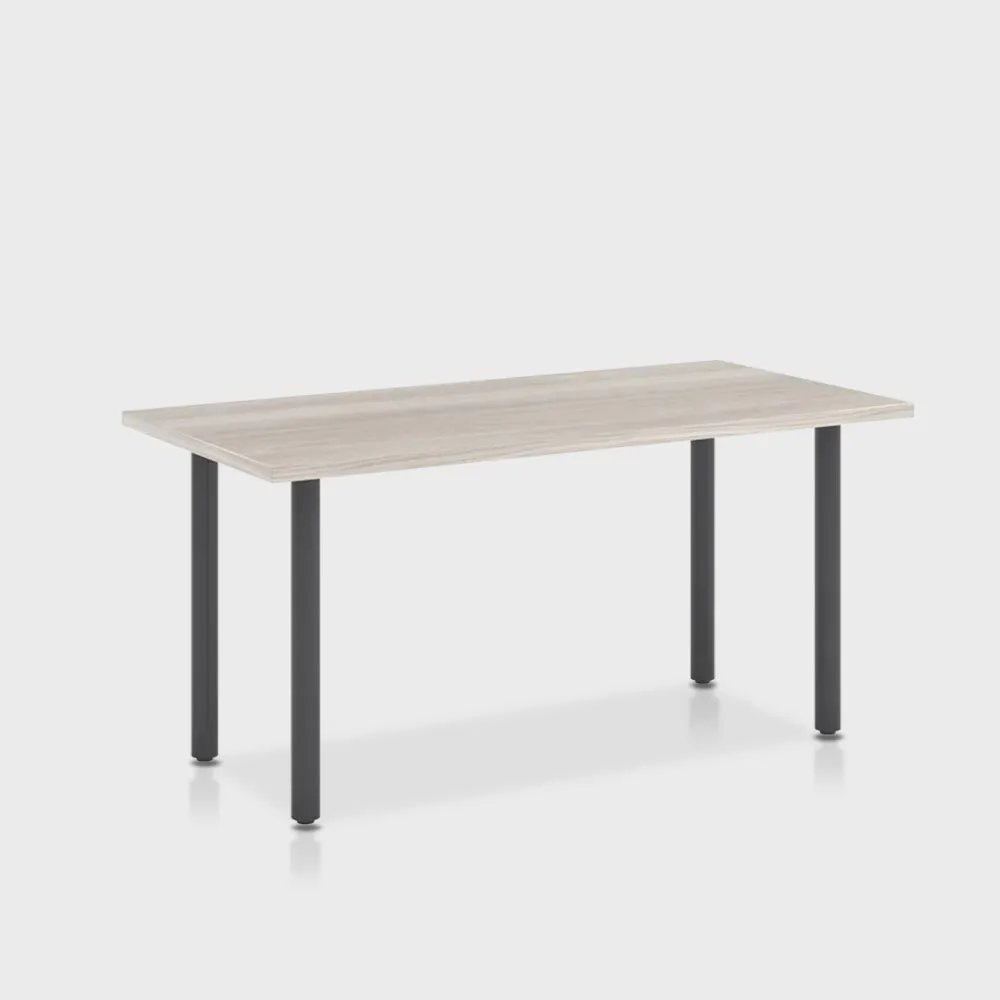 Jive Desk with Post Leg Base